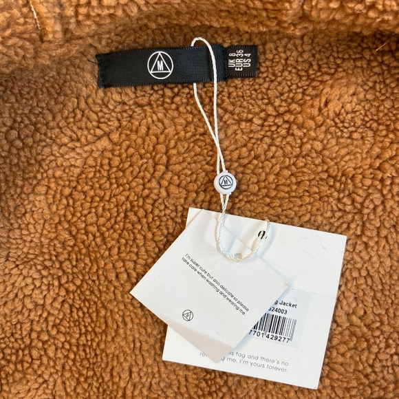 NWT Missguided Reversible Sherpa Jacket - Picture 6 of 6
